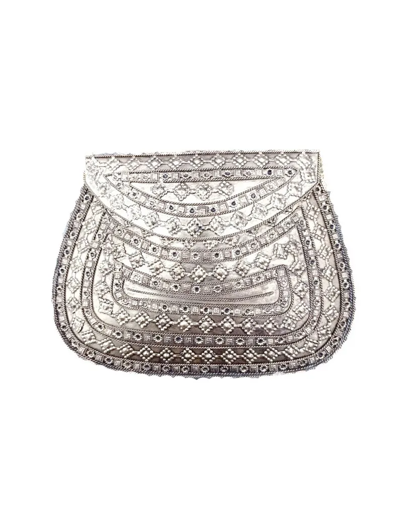 BOLSOS DE FIESTA MADRID ORIGINALES EN PLATA VIEJA