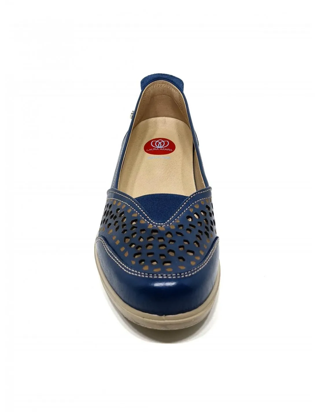 Zapato de mujer Luisetti en azul marino La21857na
